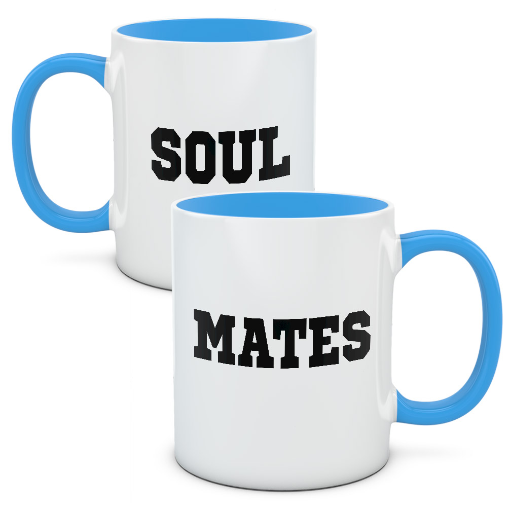 Kubki dla par, zakochanych, zestaw Soul Mates