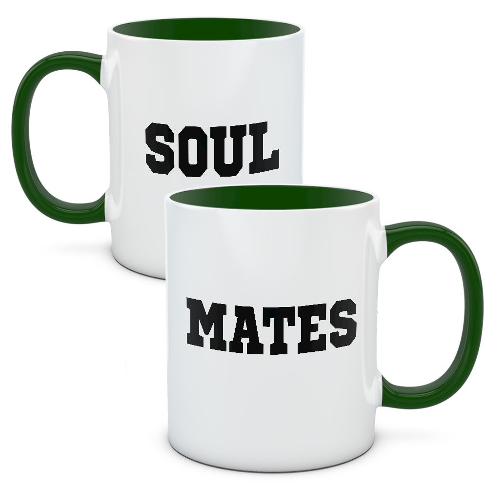 Kubki dla par, zakochanych, zestaw Soul Mates