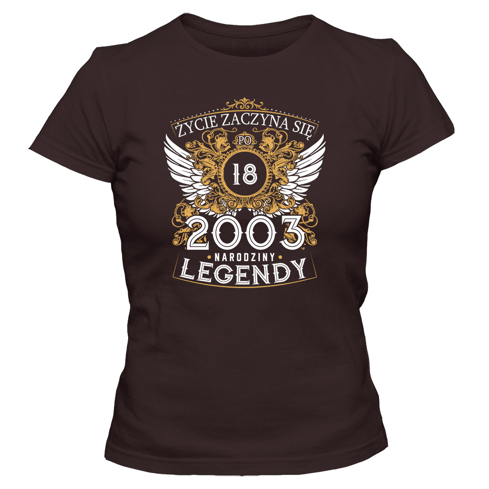 Koszulka damska ŻYCIE ZACZYNA SIĘ PO