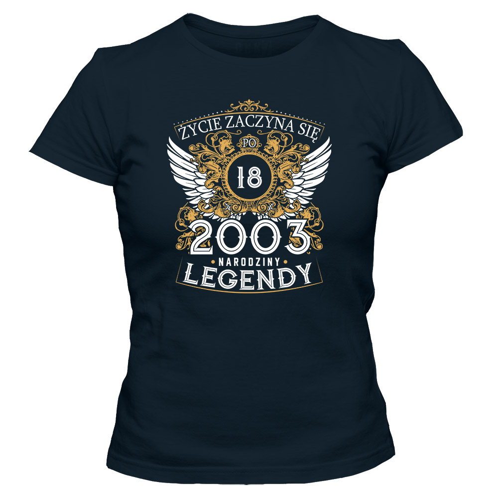 Koszulka damska ŻYCIE ZACZYNA SIĘ PO