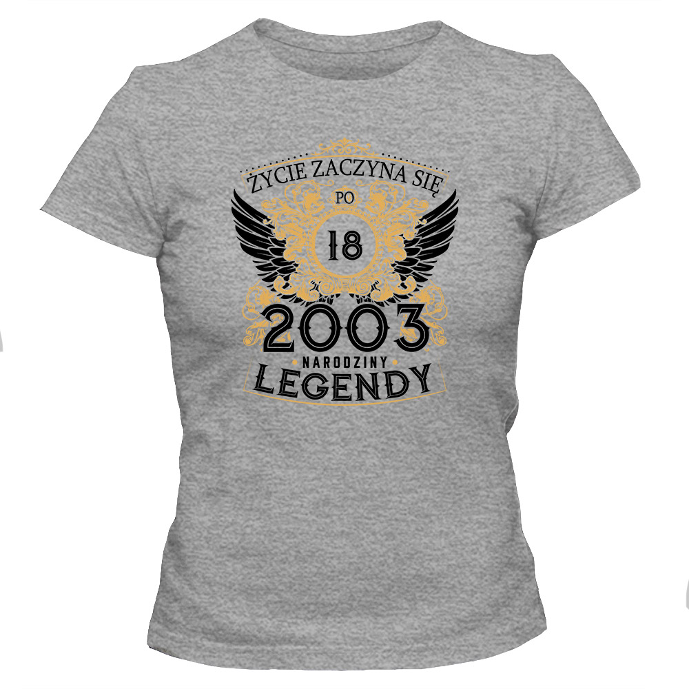 Koszulka damska ŻYCIE ZACZYNA SIĘ PO