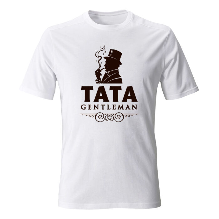 Koszulka męska Tata Gentleman, biała