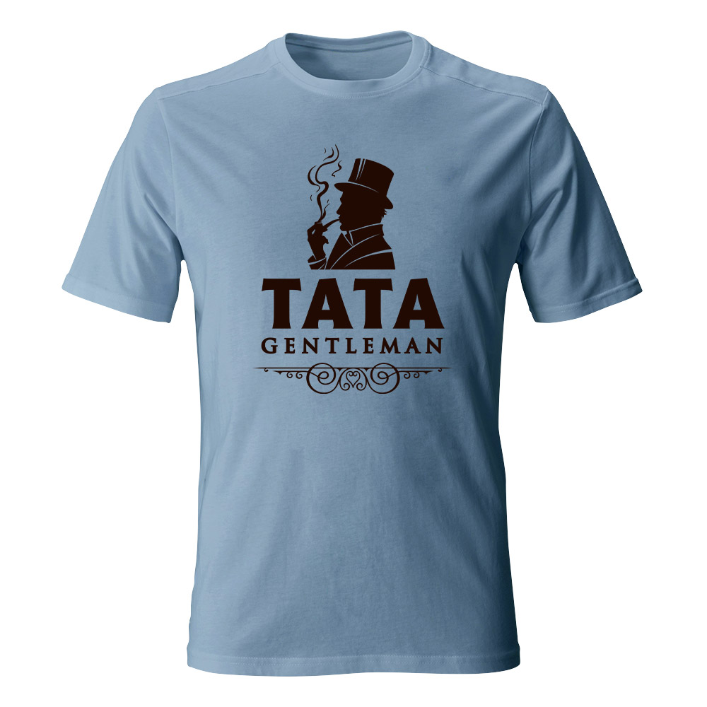 Koszulka męska Tata Gentleman, jasnoniebieska