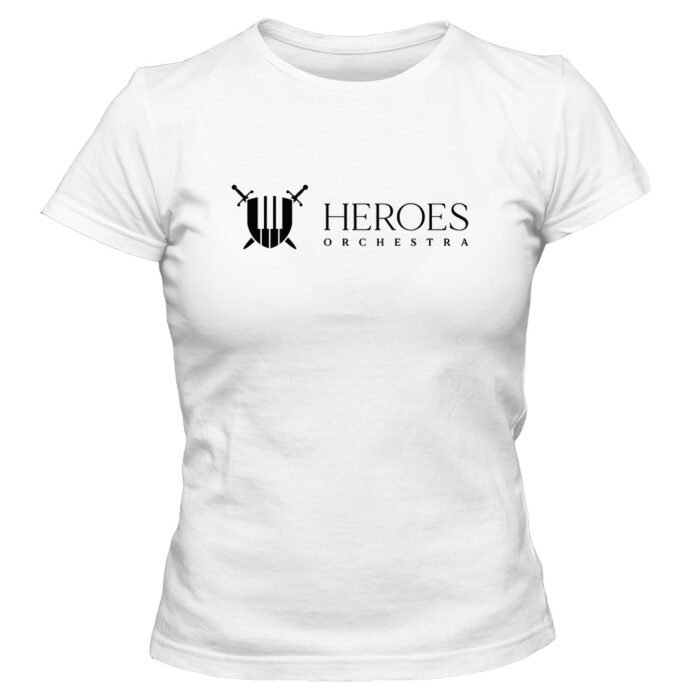 Koszulka damska Heroes Orchestra 2023, kolor czarny