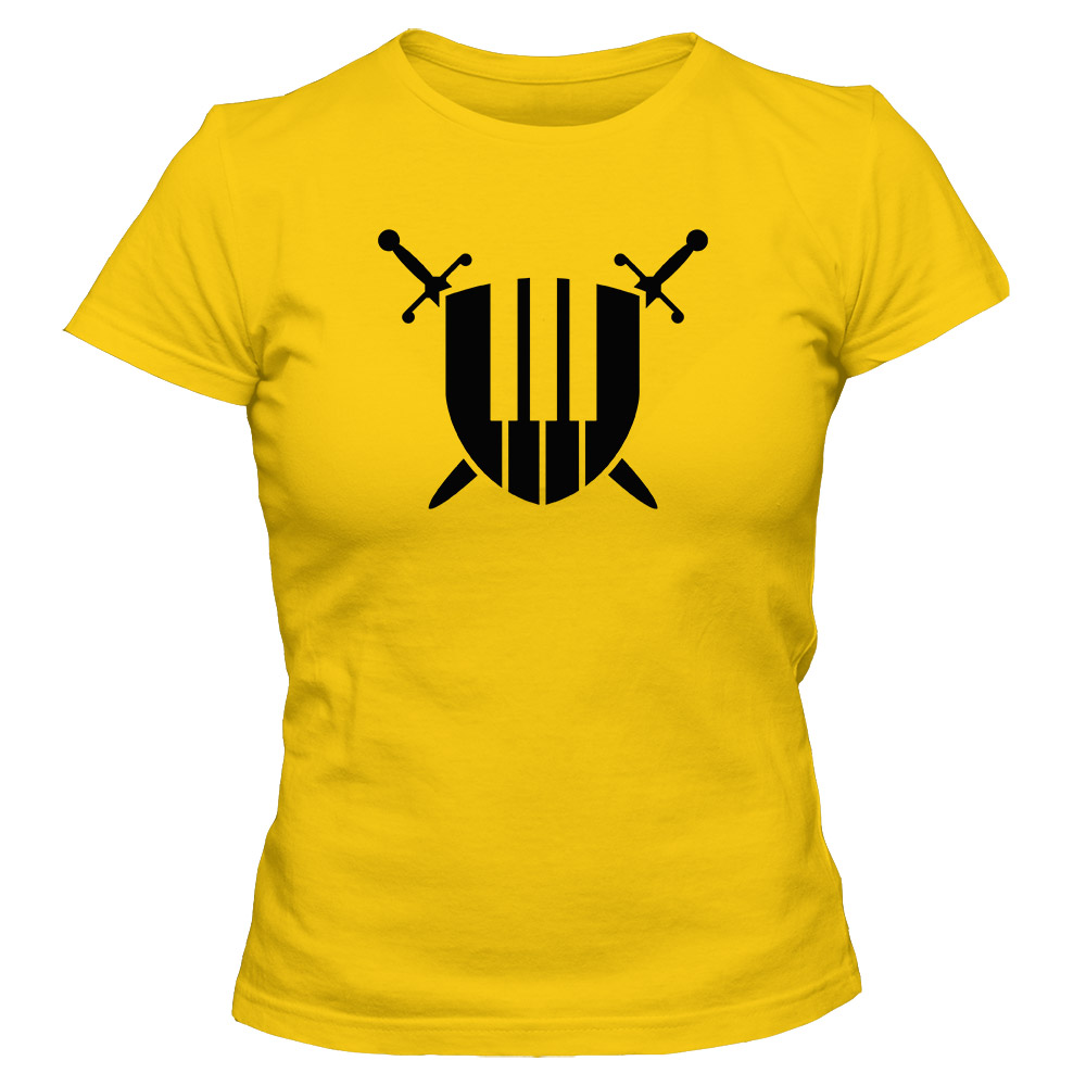 Koszulka damska Heroes Orchestra Logo 2023, kolor żółty