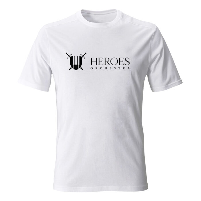 Koszulka męska Heroes Orchestra 2023, kolor biały