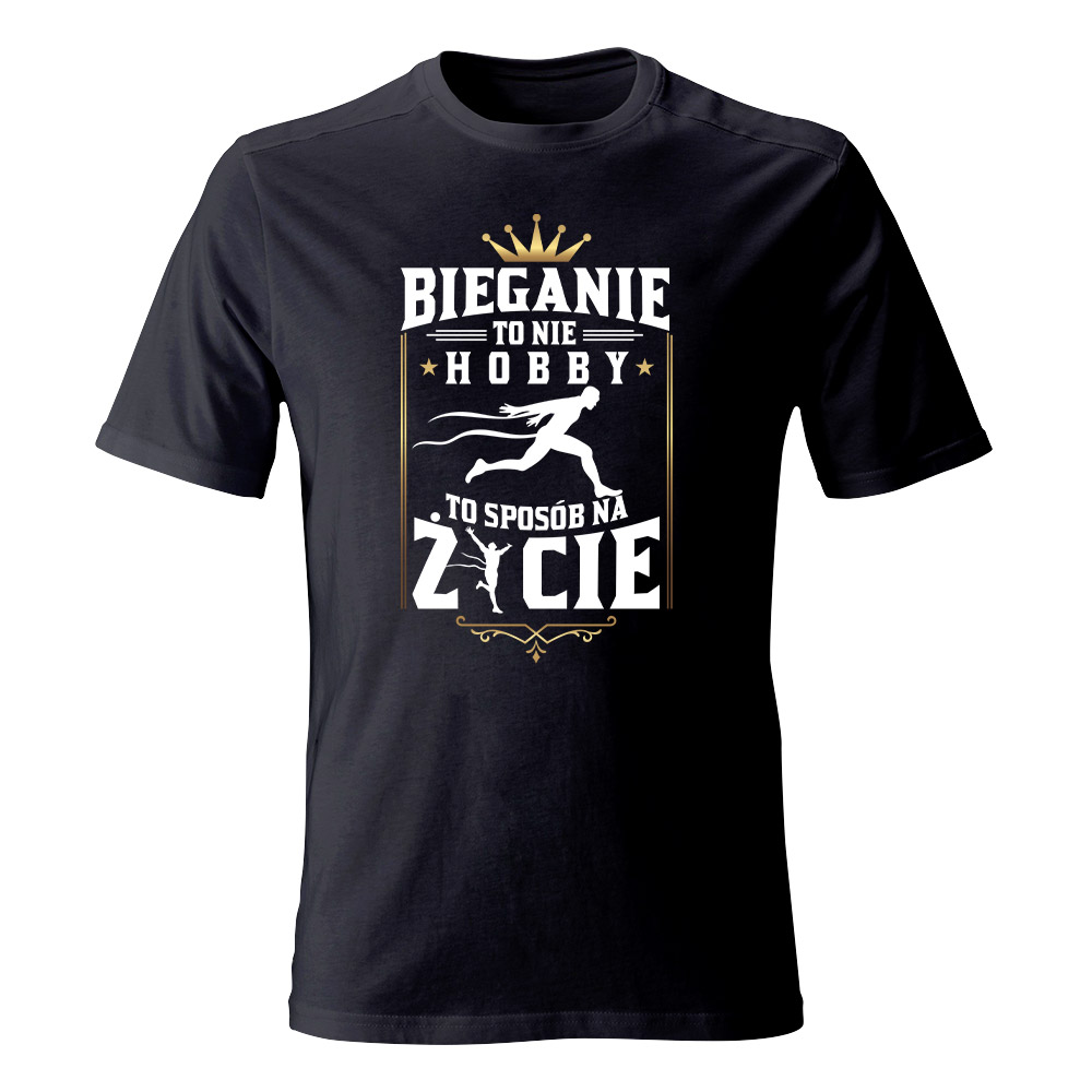 Koszulka męska BIEGANIE TO SPOSÓB NA ŻYCIE