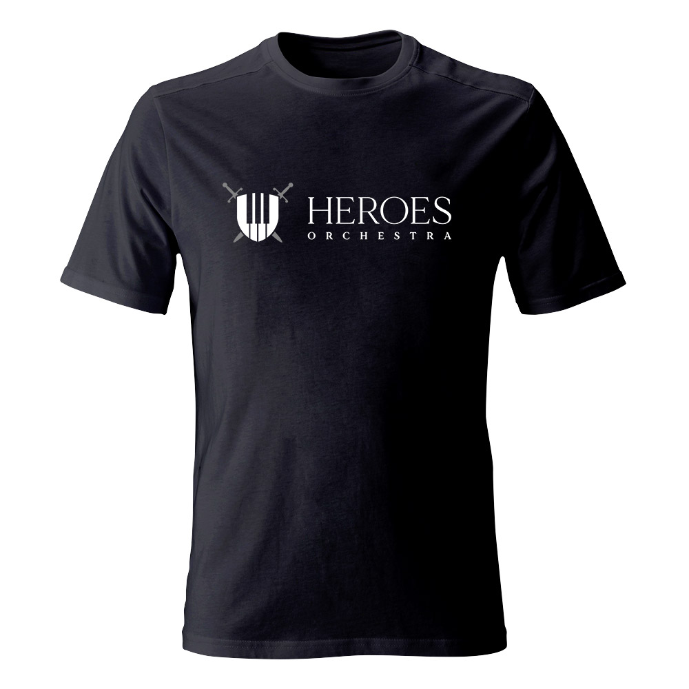 Koszulka męska Heroes Orchestra 2023, kolor czarny