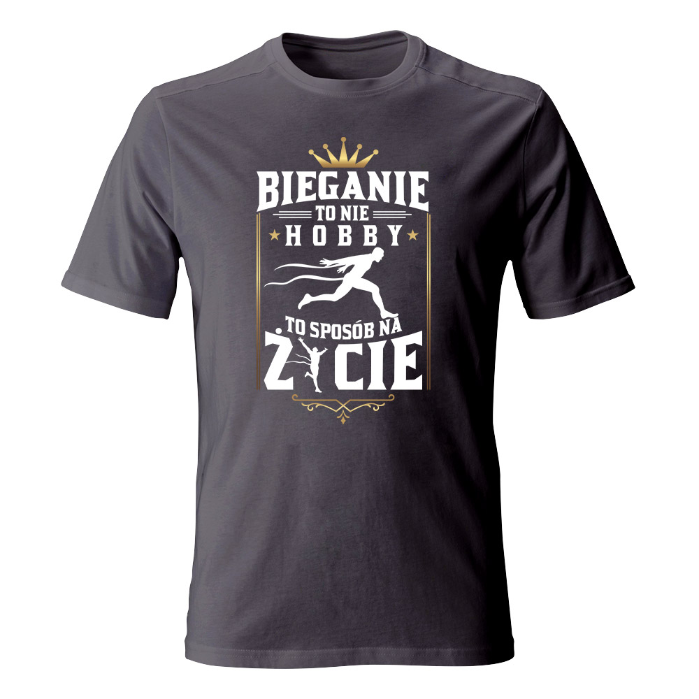 Koszulka męska BIEGANIE TO SPOSÓB NA ŻYCIE
