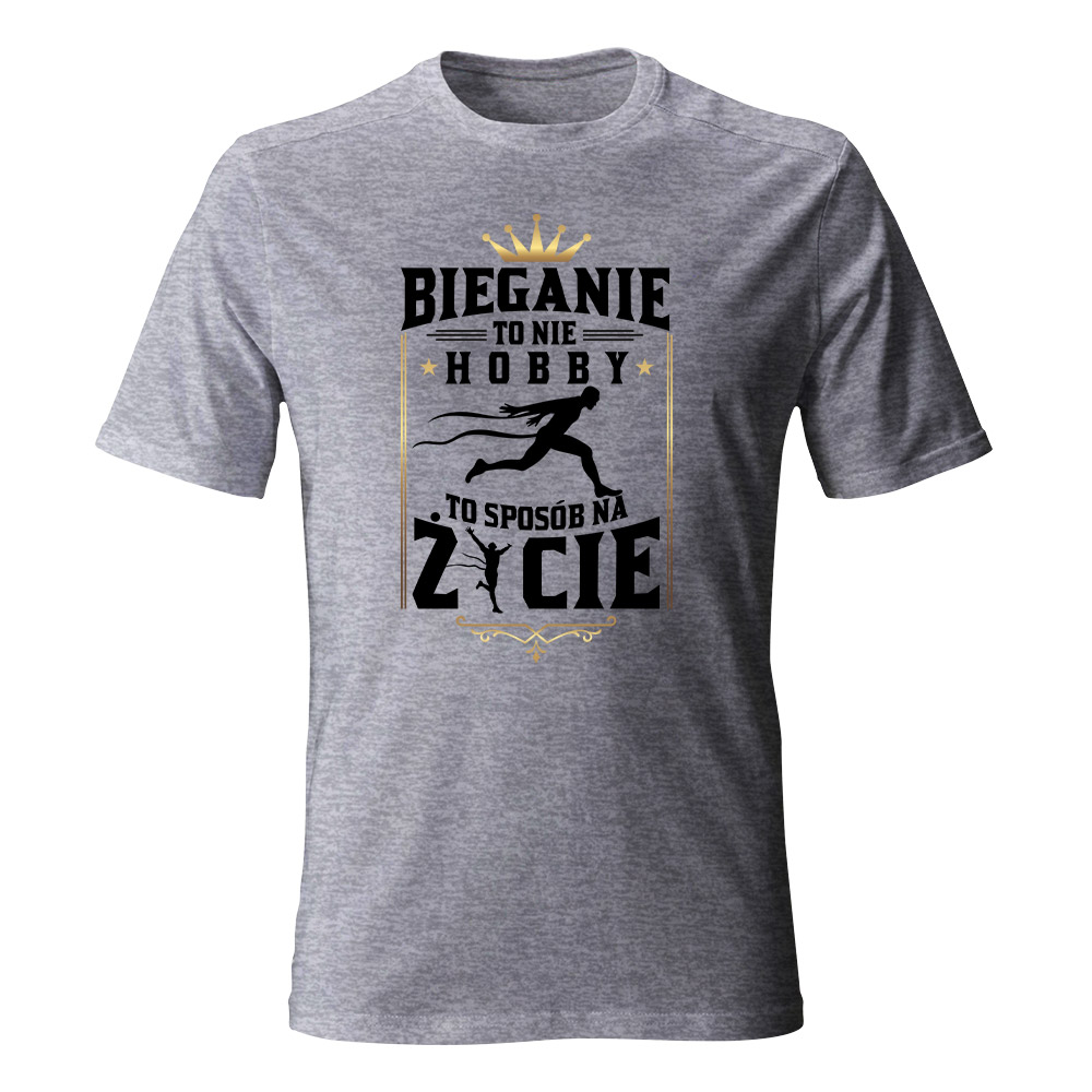 Koszulka męska BIEGANIE TO SPOSÓB NA ŻYCIE