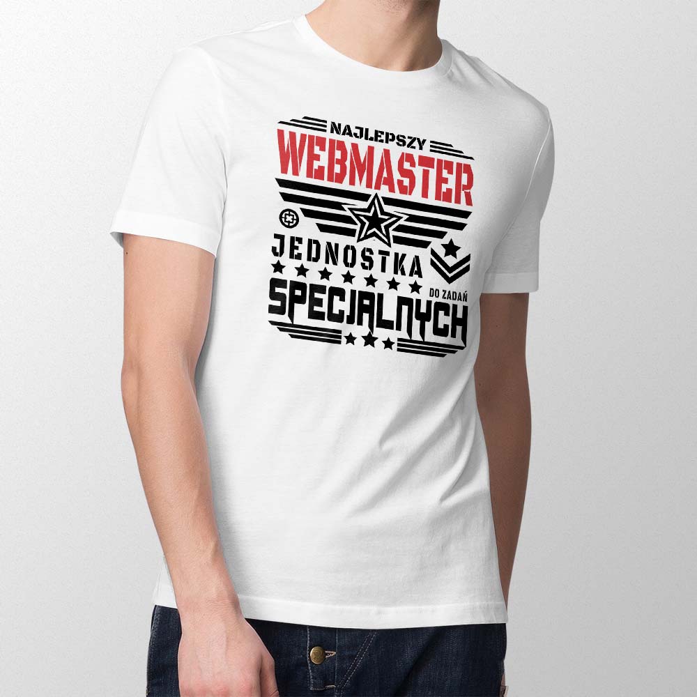 Koszulka męska Najlepszy webmaster