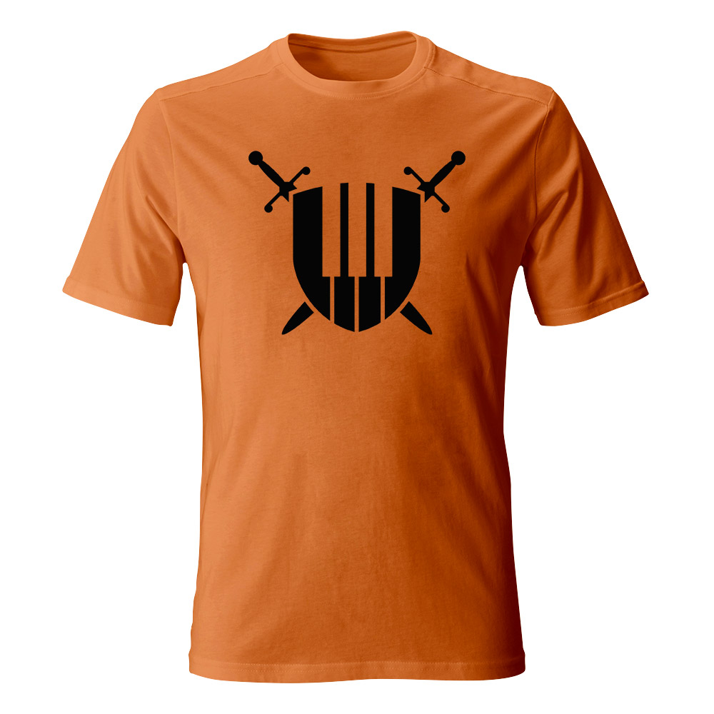 Koszulka męska Heroes Orchestra Logo 2023, kolor pomarańczowy