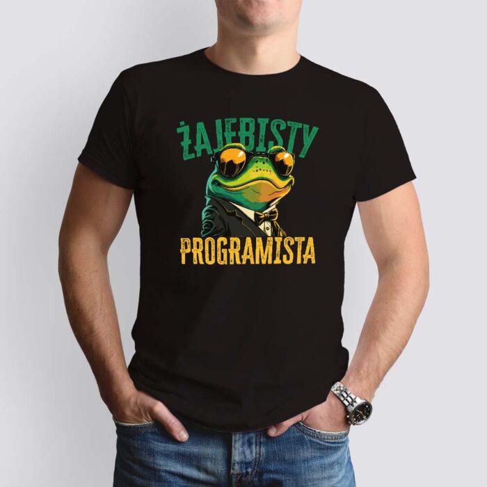 Koszulka męska Żajebisty programista 2