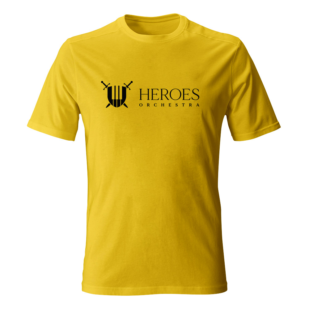 Koszulka męska Heroes Orchestra 2023, kolor żółty