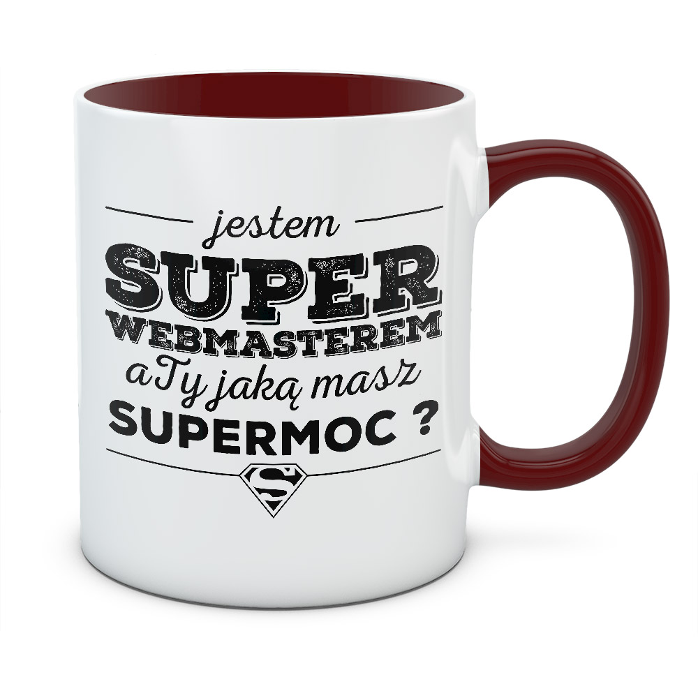 Kubek JESTEM SUPER WEBMASTEREM
