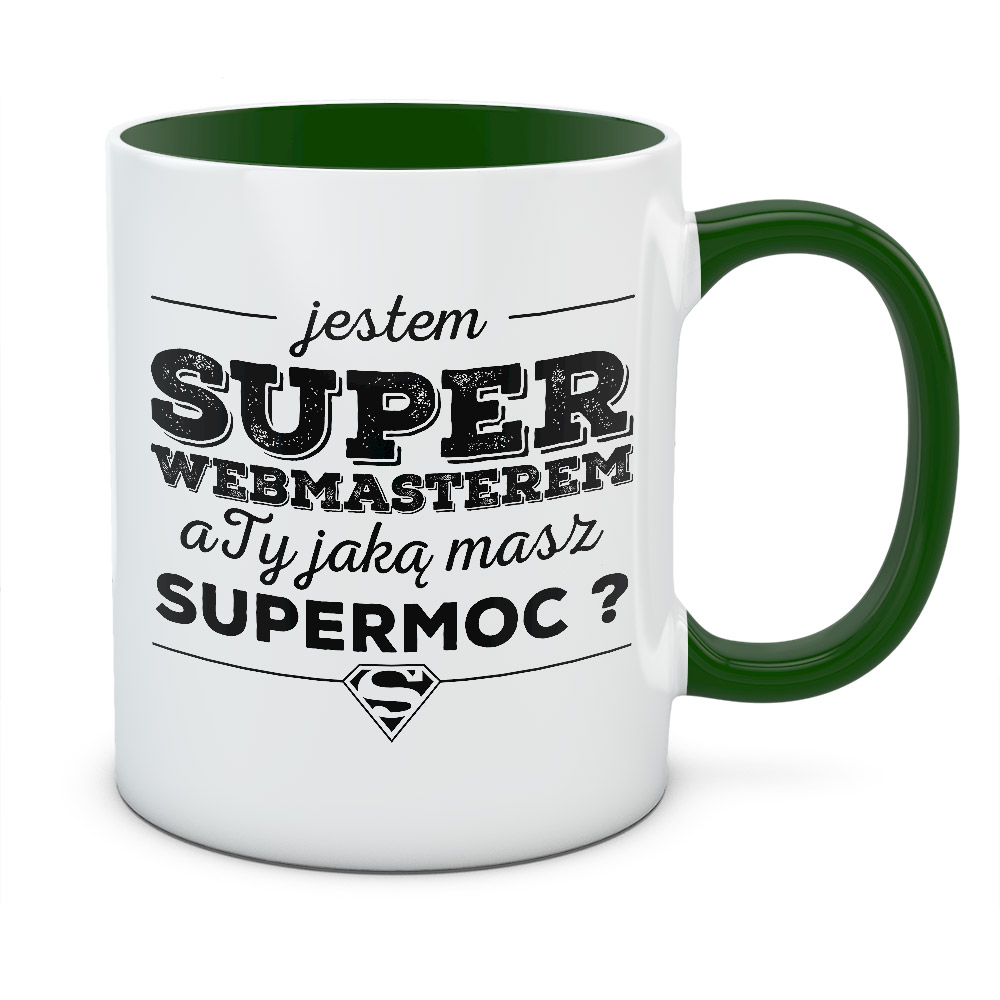 Kubek JESTEM SUPER WEBMASTEREM