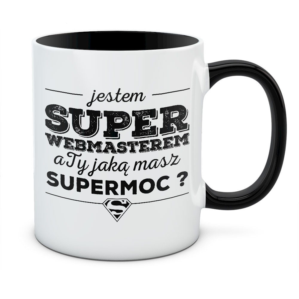 Kubek JESTEM SUPER WEBMASTEREM
