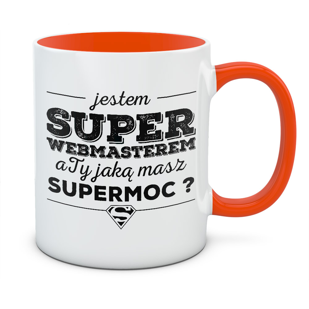 Kubek JESTEM SUPER WEBMASTEREM