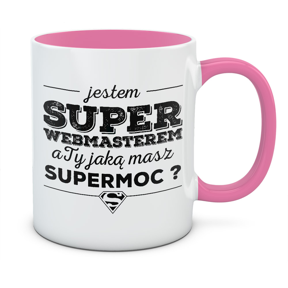 Kubek JESTEM SUPER WEBMASTEREM
