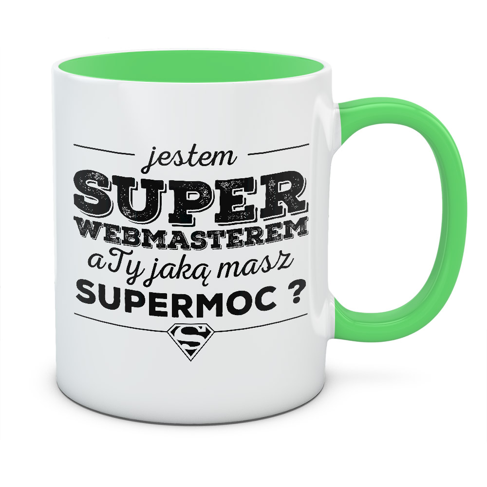Kubek JESTEM SUPER WEBMASTEREM