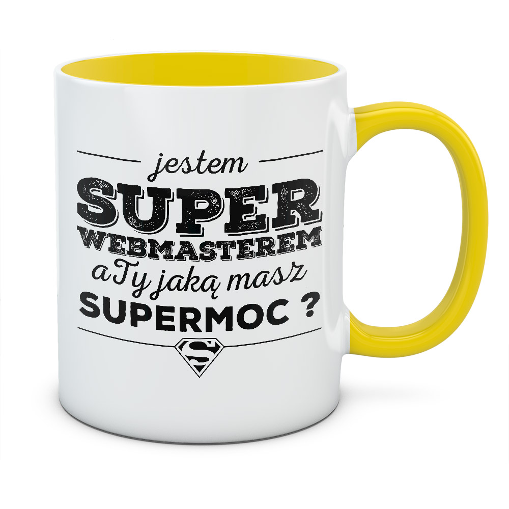 Kubek JESTEM SUPER WEBMASTEREM