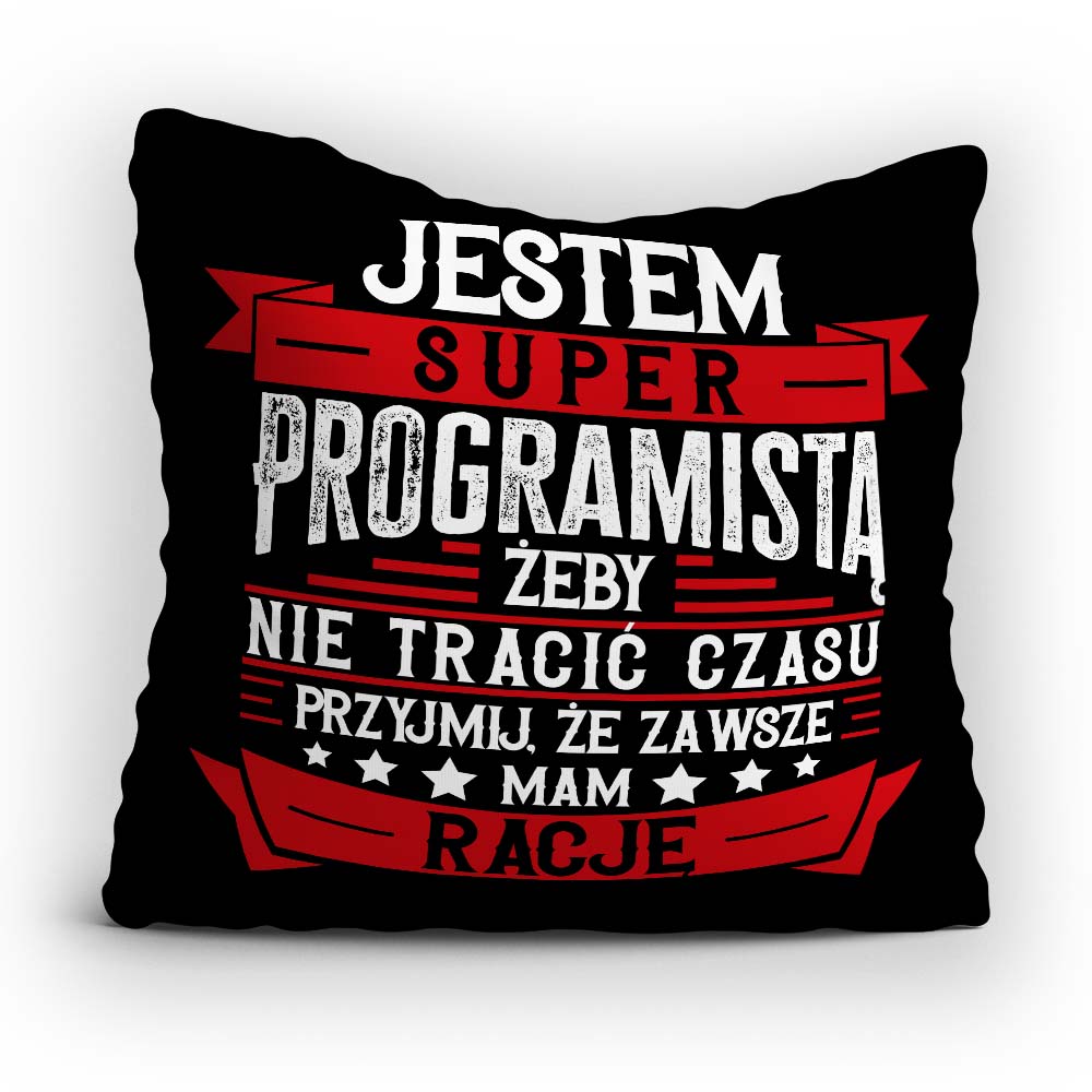 Poduszka Jestem programistą