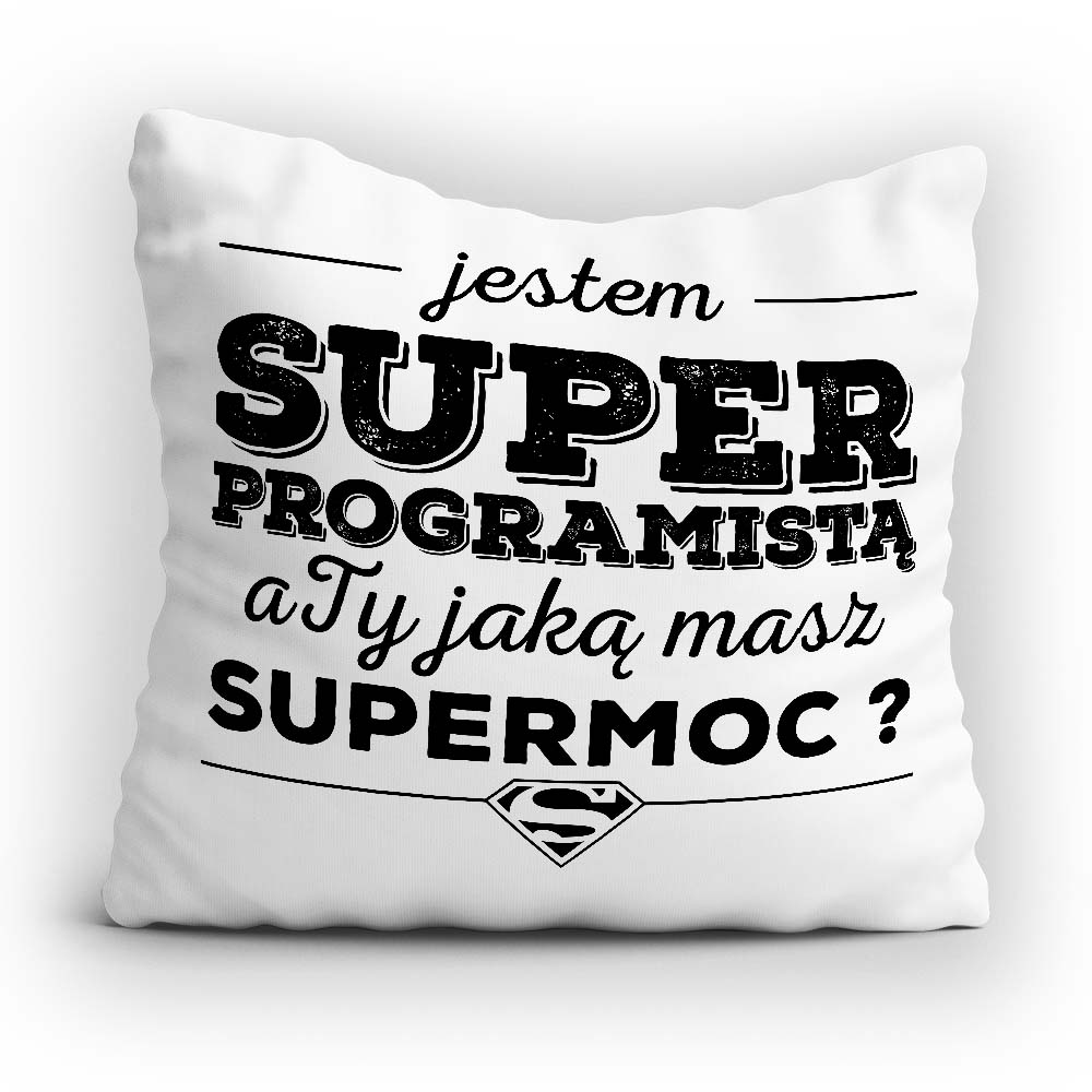 Poduszka Jestem super programistą