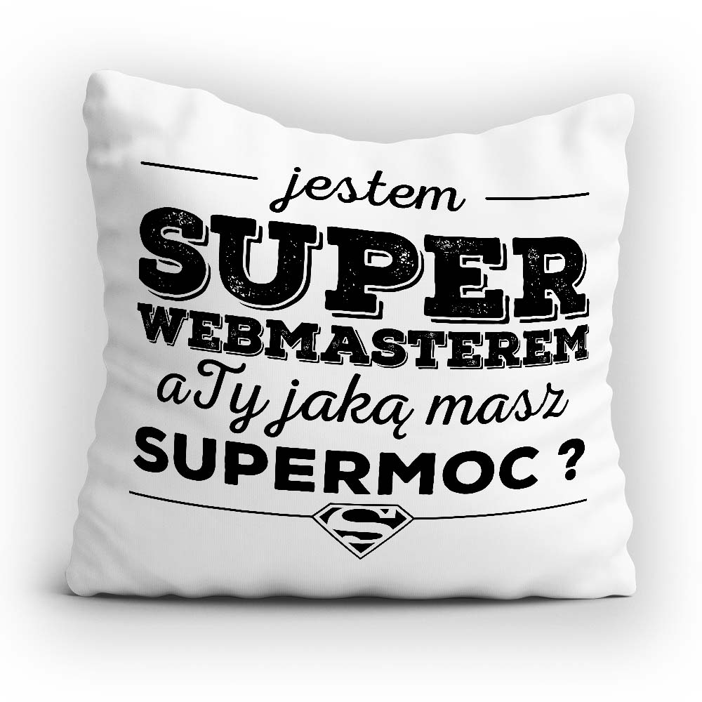 Poduszka Jestem super webmasterem