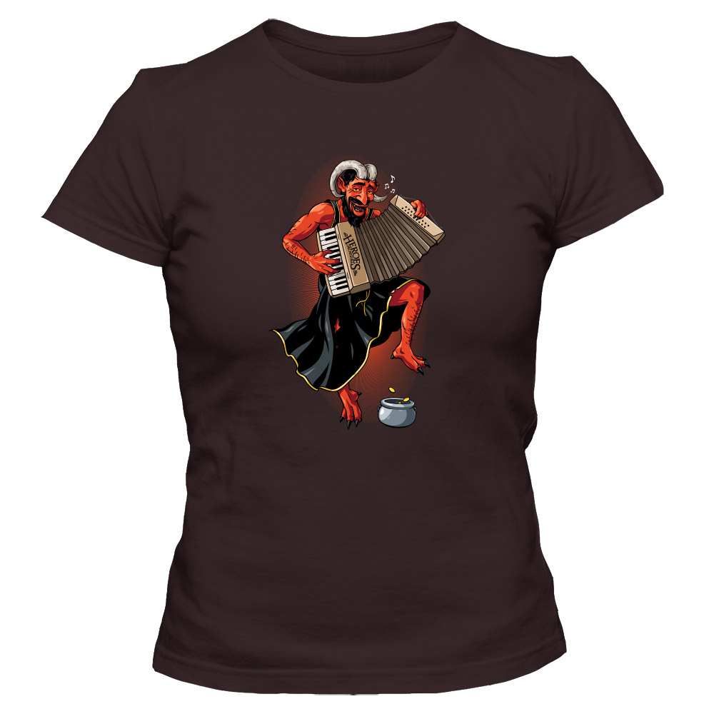 Koszulka damska DIABELSKI AKORDEONISTA