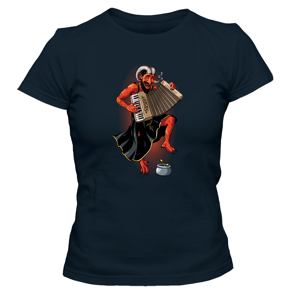 Koszulka damska DIABELSKI AKORDEONISTA