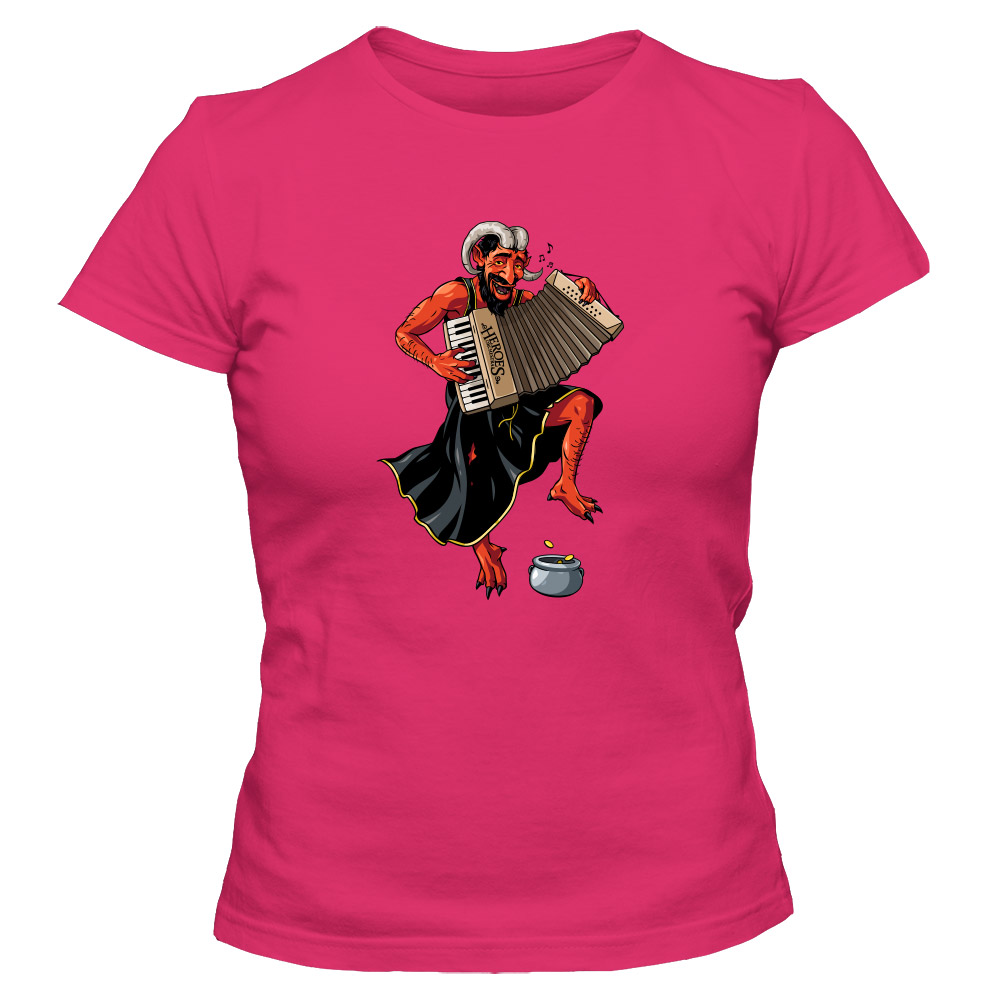 Koszulka damska DIABELSKI AKORDEONISTA