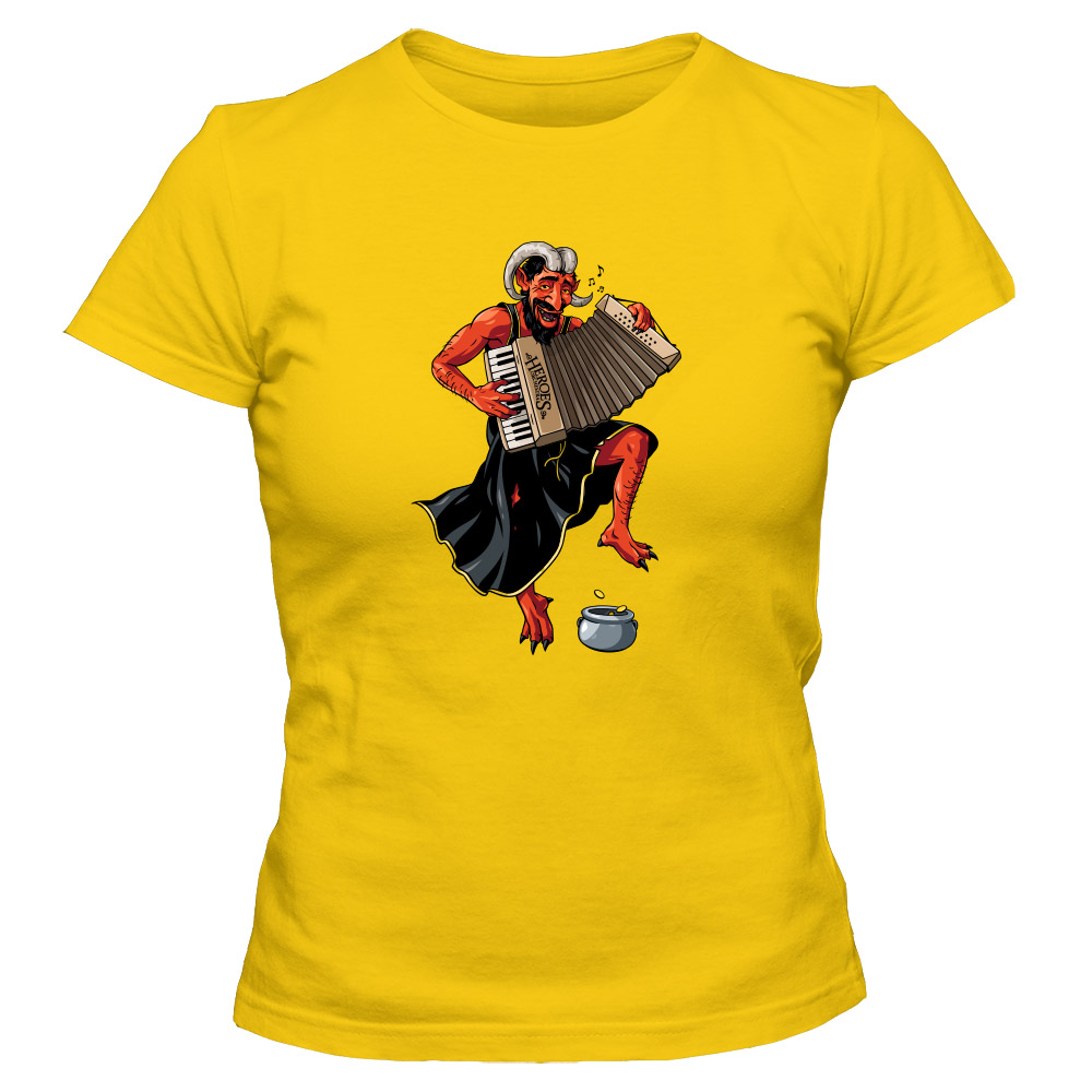 Koszulka damska DIABELSKI AKORDEONISTA