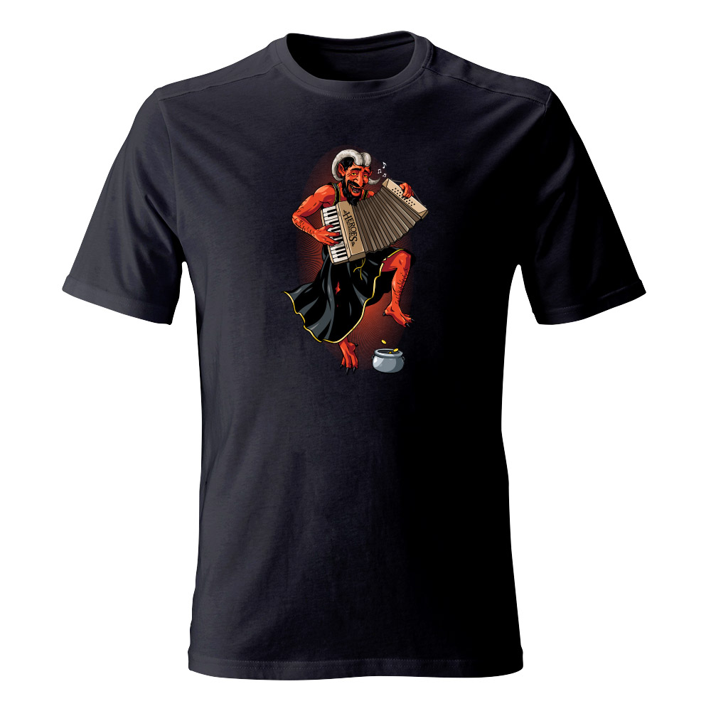 Koszulka męska DIABELSKI AKORDEONISTA