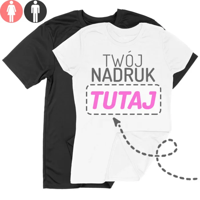koszulki sportowe z własnym nadrukiem, główna grafika