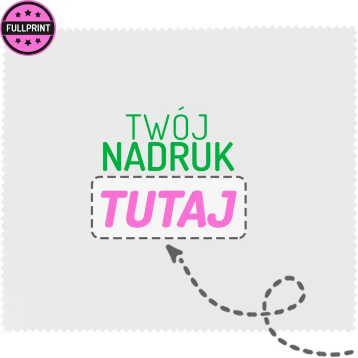 ściereczka do okularów z własnym nadrukiem, główna grafika