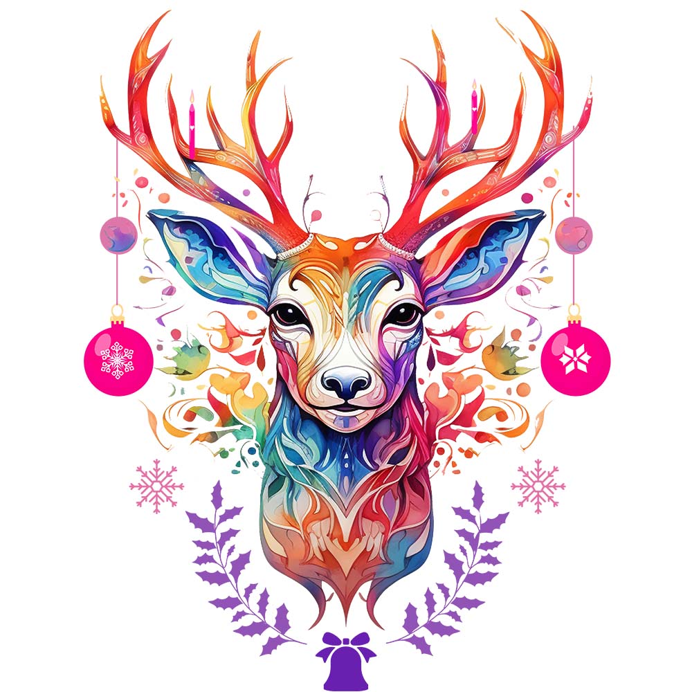 Koszulka świąteczna damska JELEŃ