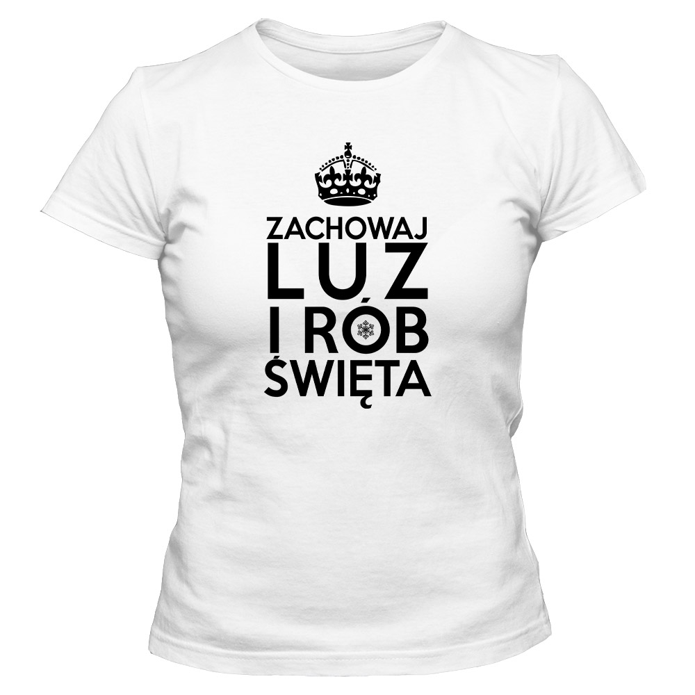 Koszulka świąteczna damska RÓB ŚWIĘTA