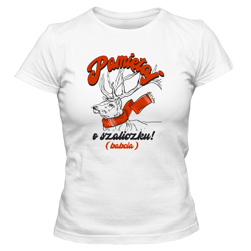 Koszulka świąteczna damska SZALICZEK