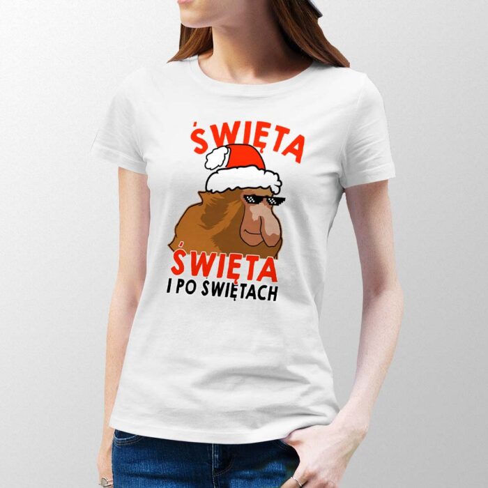 Koszulka świąteczna damska I po świętach