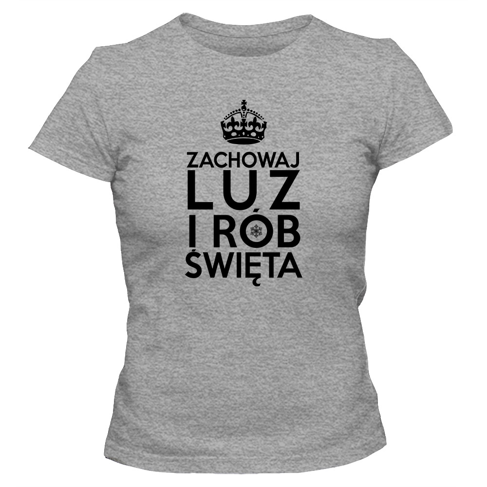 Koszulka świąteczna damska RÓB ŚWIĘTA