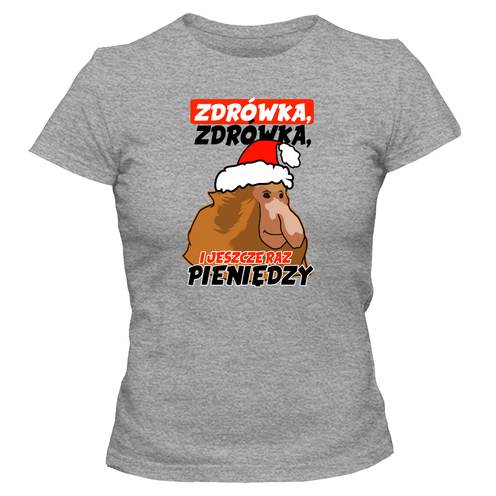 Koszulka świąteczna damska ZDRÓWKA