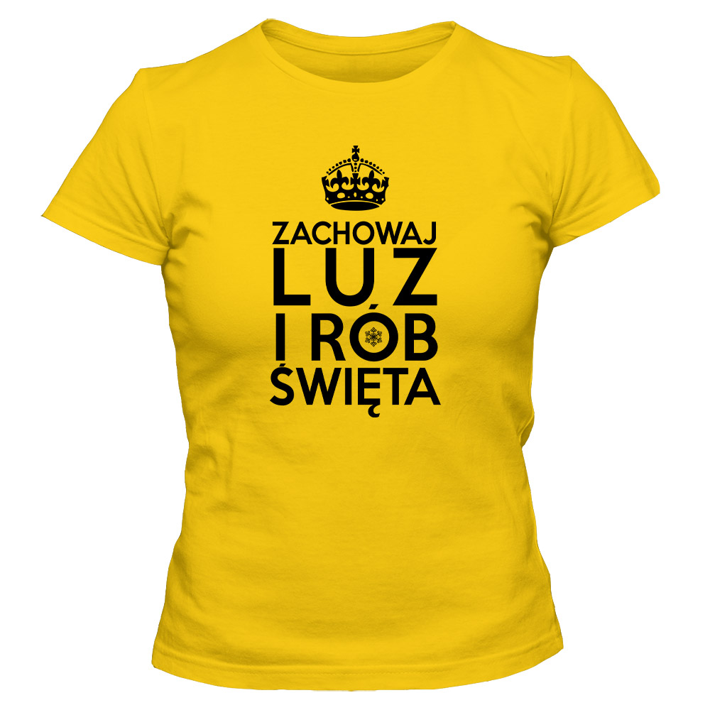 Koszulka świąteczna damska RÓB ŚWIĘTA