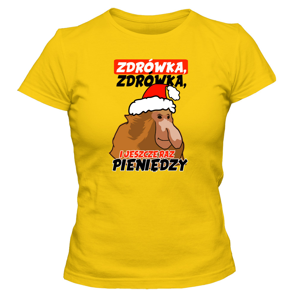 Koszulka świąteczna damska ZDRÓWKA