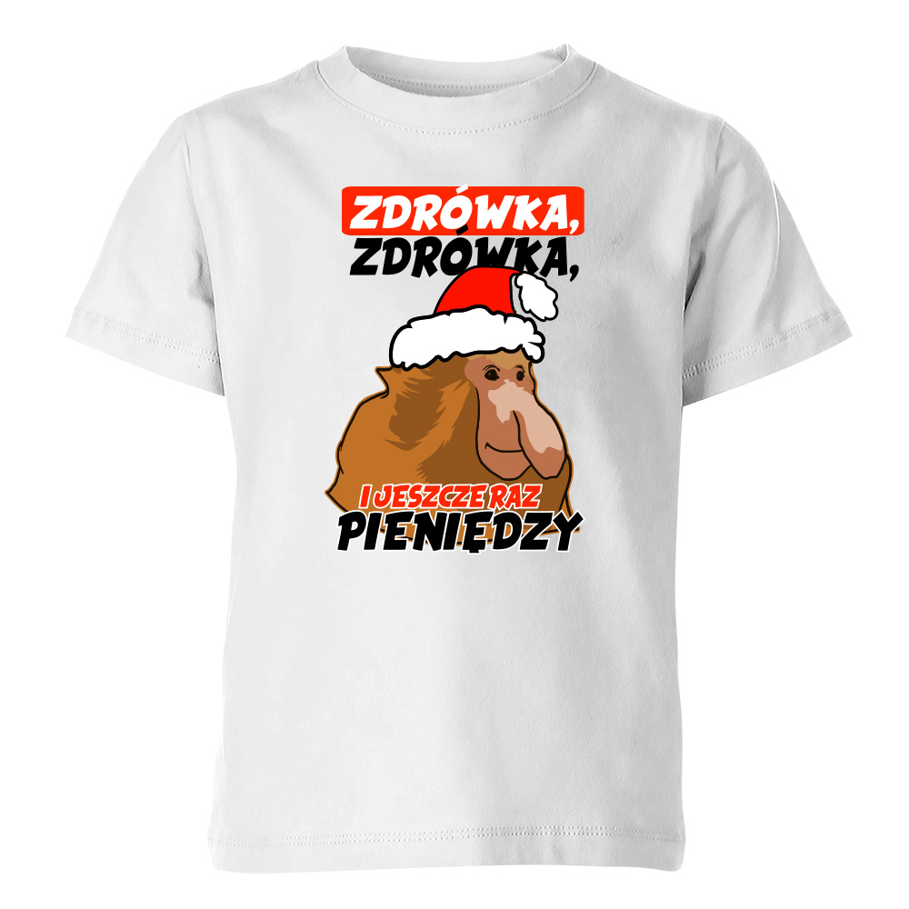 Koszulka świąteczna dziecięca ZDRÓWKA