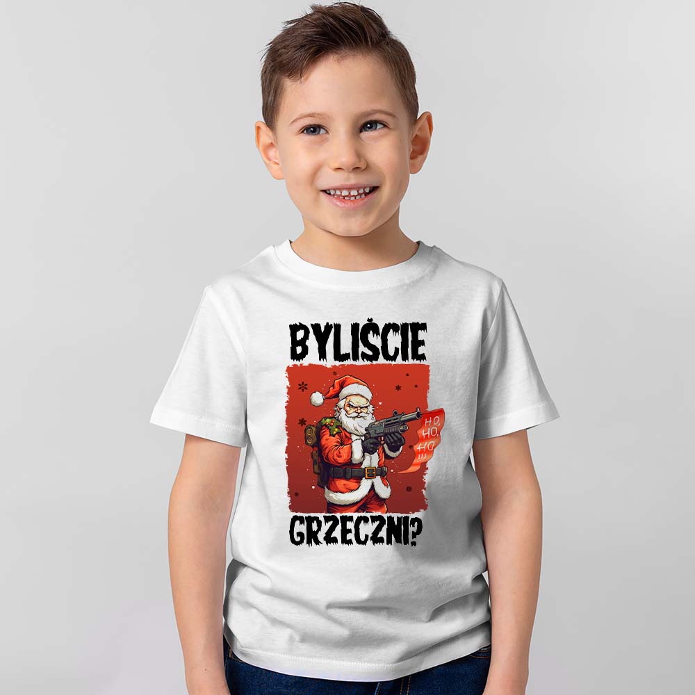 Koszulka świąteczna dziecięca Byliście grzeczni