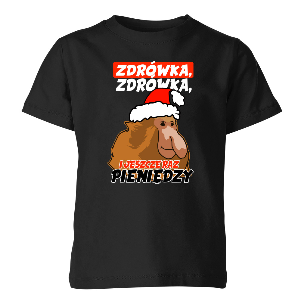 Koszulka świąteczna dziecięca ZDRÓWKA