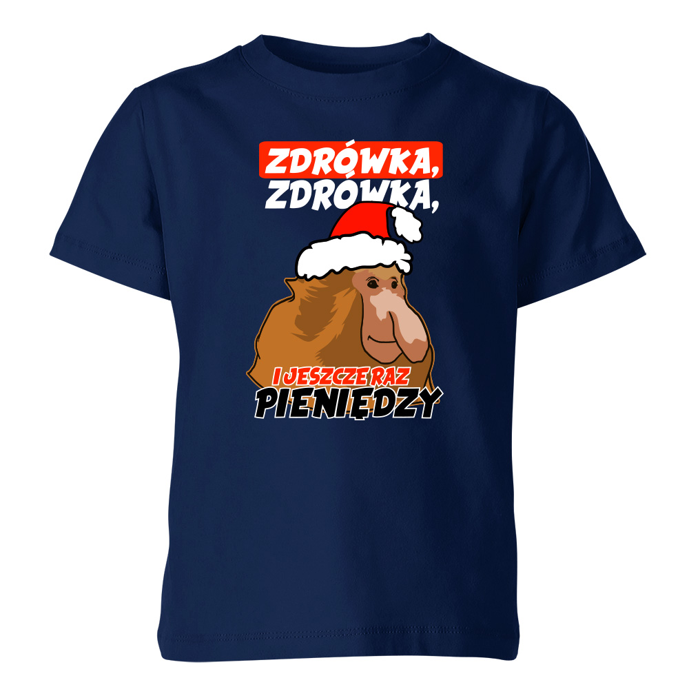 Koszulka świąteczna dziecięca ZDRÓWKA