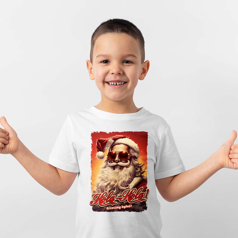 Koszulka świąteczna dziecięca Hola hola
