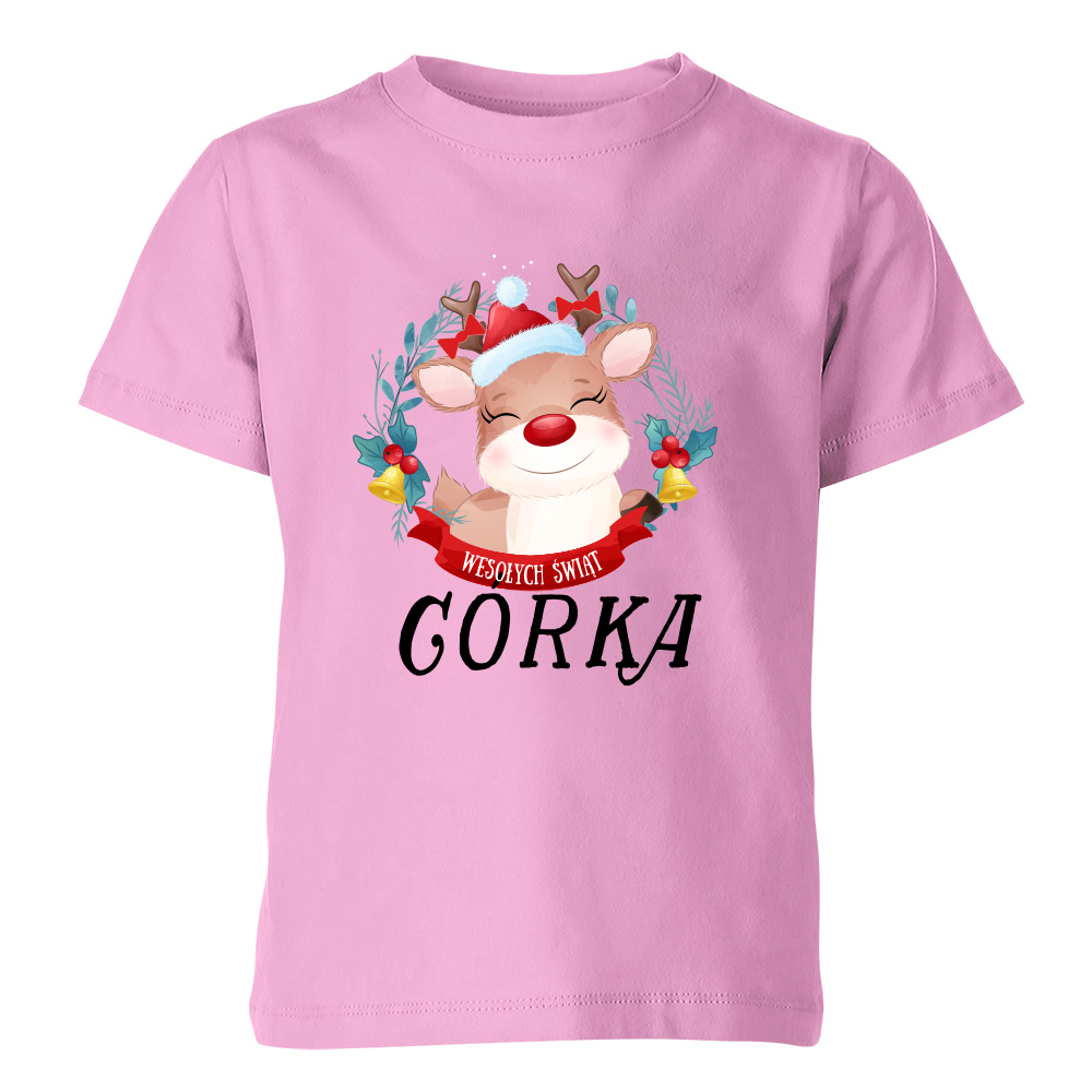Koszulka świąteczna dziecięca CÓRKA