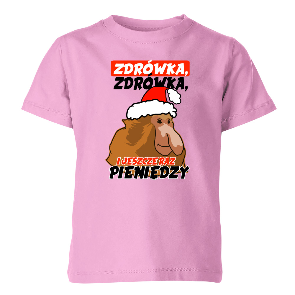 Koszulka świąteczna dziecięca ZDRÓWKA